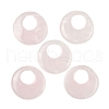 Natural Rose Quartz Pendants EJEW-N054-02A-1