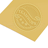 Self Adhesive Gold Foil Embossed Stickers DIY-WH0211-042-4