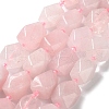 Natural Rose Quartz Beads Strands G-C182-30-02-1