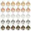 HOBBIESAY 300Pcs 5 Colors Alloy Charms FIND-HY0002-61-1