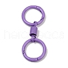 Alloy Spring Gate Clasps PALLOY-Q009-01K-1