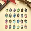 62Pcs Alloy Enamel Pendants ENAM-CJ0003-76-5