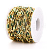 Brass Rectangle Link Chains CHC-N023-03C-G-2