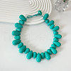 Resin Teardrop Beaded Necklaces for Women FS-WG19753-03-1