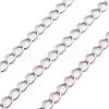 Brass Curb Chains KK-P304-02C-P-1
