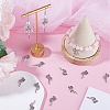 SUNNYCLUE 100Pcs Tibetan Style Alloy Flamingo Shape Pendants FIND-SC0006-35-4