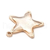 Brass Enamel Pendants KK-K252-10G-08-4