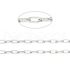 304 Stainless Steel Paperclip Chains CHS-F010-01A-P-1