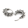 316 Surgical Stainless Steel Hoop Earrings EJEW-D096-08B-AS-2