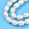 Natural Cultured Freshwater Pearl Beads Strands PEAR-N012-07V-01-4