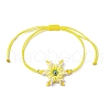 Adjustable Nylon Cord Link Bracelets BJEW-MZ00162-01-2