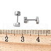 304 Stainless Steel Stud Earrings for Women EJEW-E603-05A-P-2