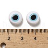 Spray Painted Acrylic Beads OACR-A030-02B-3
