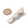 Cowrie Shell Shape Iron Flat Alligator Hair Clips PHAR-JH00126-3