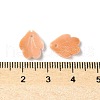 Natural Sea Shell Carved Leaf Charms SSHEL-C013-02B-3