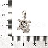 Brass Micro Pave Cubic Zirconia Pendants KK-B128-05P-3