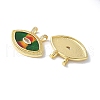 Brass Micro Pave Cubic Zirconia Pendants KK-F892-03G-2
