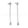 925 Sterling Silver Chain Extenders STER-D036-33AS-1