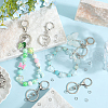 SUNNYCLUE Iron Keychain Clasps DIY-SC0027-06-4
