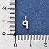 925 Sterling Silver with Cubic Zirconia Charms STER-Q004-01P-S-3