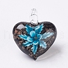 Handmade Lampwork Pendants LAMP-F009-09E-1