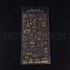 Waterproof Hot Stamping Stickers DIY-K016-A01-1