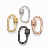 Brass Screw Carabiner Lock Charms KK-T047-02-1