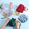 Beebeecraft 6Pcs 6 Colors Velvet Drawstring Pouches ABAG-BBC0001-20-3