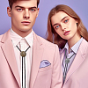 ANATTASOUL 2Pcs 2 Colors PU Leather Bolo Tie NJEW-AN0001-61-5