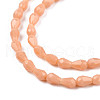 Opaque Solid Color Glass Beads Strands GLAA-N052-02-A11-3