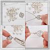 Beebeecraft Brass Crimp Beads Covers FIND-BBC0015-79C-5
