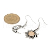 Alloy Resin Dangle Earrings EJEW-JE06370-03-4