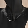 304 Stainless Steel Hexagon Pendant Necklaces NJEW-V001-14P-5