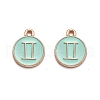 Alloy Enamel Pendants ENAM-S124-01B-15I-1
