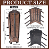 Imitation Leather Boot Cover AJEW-WH20010-17-2