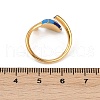 304 Stainless Steel Cuff Rings with Epoxy RJEW-V008-03G-3