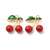 Brass Enamel Pendants KK-L237-018G-1