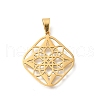 304 Stainless Steel Pendants STAS-S144-05G-B-1