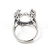 925 Sterling Silver Adjustable Ring Components STER-C011-04AS-3