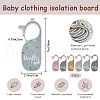 CRASPIRE 1 Set Wooden Baby Closet Divider WOOD-CP0001-09-2