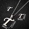 201 Stainless Steel Pendant Necklaces & Stud Earrings Sets WG00841-33-1