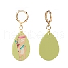 (Jewelry Parties Factory Sale)Brass Huggie Hoop Earring EJEW-JE04484-06-2