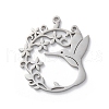Anti-Tarnish 304 Stainless Steel Pendants STAS-S149-07P-1