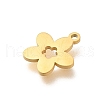 304 Stainless Steel Charms STAS-S144-03G-2