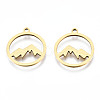201 Stainless Steel Pendants STAS-Q240-033G-2