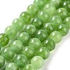 Dyed Natural Malaysia Jade Beads Strands G-G021-02C-04-2
