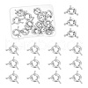 Unicraftale 15Sets Brass Spring Ring Clasps FIND-UN0015-73-1