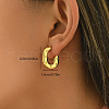 Stainless Steel Retro Dangle Stud Earrings AK7581-1-2