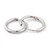 Non-Tarnish Round Ring 304 Stainless Steel Hoop Earrings for Women EJEW-G388-02C-P-2
