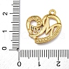 Mother's Day PVD Vacuum Plating 304 Stainless Steel Rhinestone Pendants STAS-S163-24G-02-3